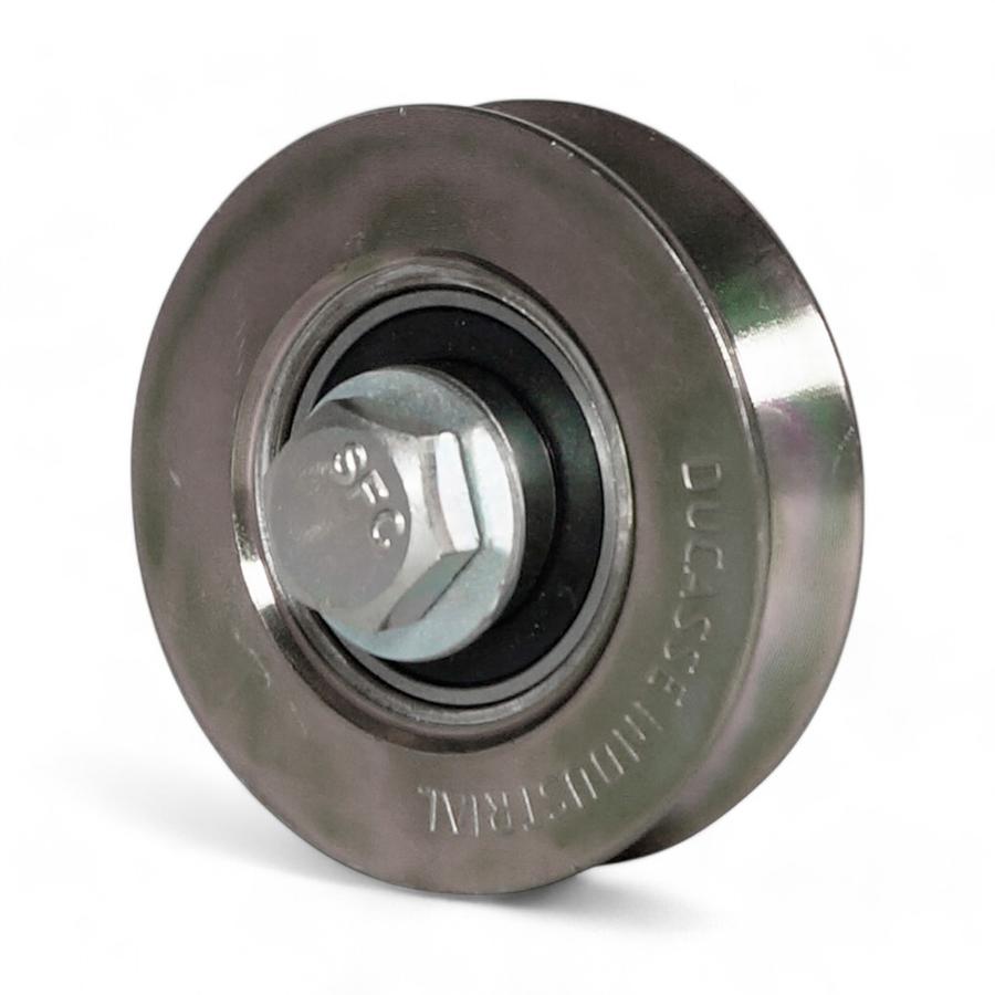 Rueda Con Perno Para Portón Ducasse Premium 75 Mm