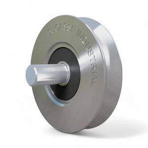 Rueda Con Pasador Para Portón Ducasse Eco 75 Mm