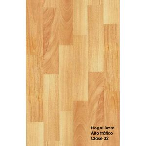 Piso Flotante Nogal Brillante 8 Mm