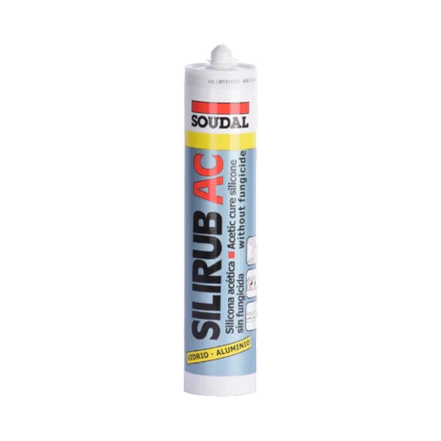 Silicona Universal Acetica Bronce Soudal 300 Ml