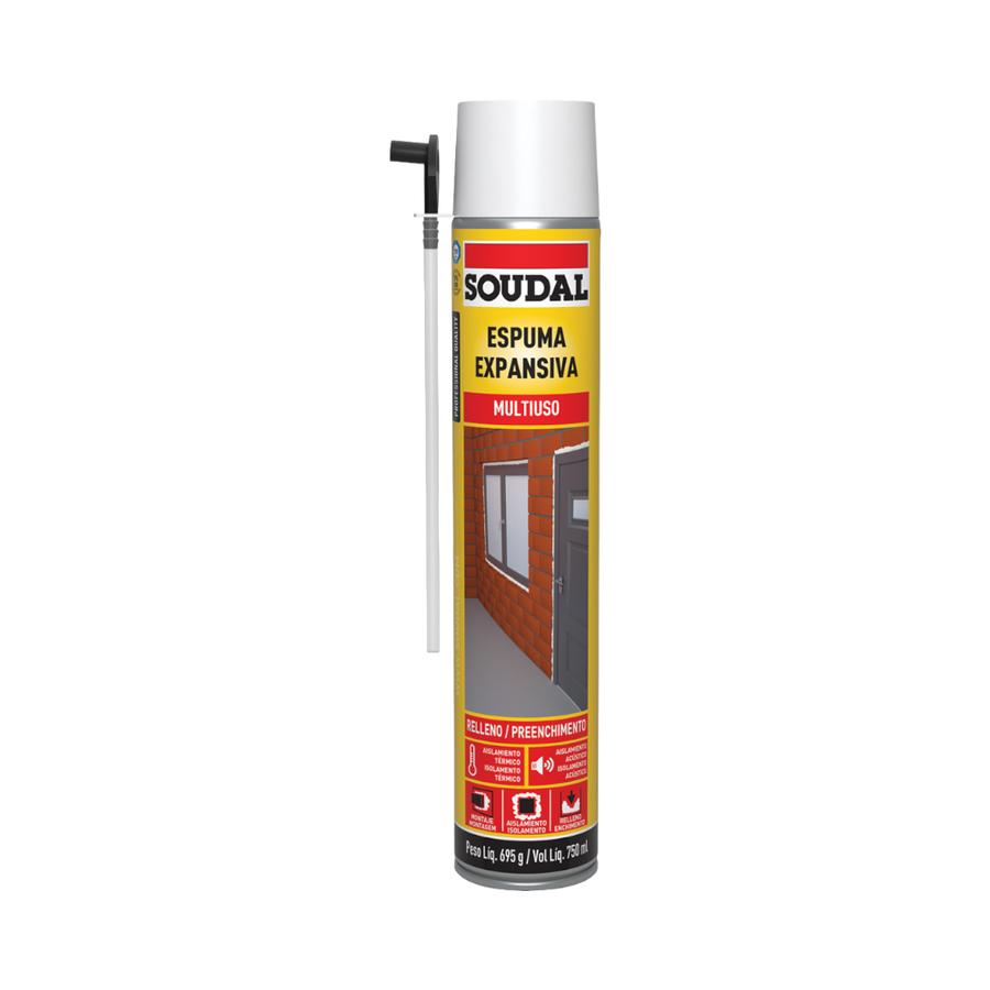 Espuma De Poliuretano Soudal 750 Ml