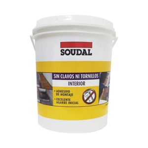 Adhesivo De Montaje A Base De Agua Soudal Galon