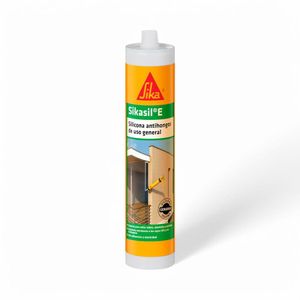 Silicona Acética Sikasil E Gris Cartucho 300 Ml