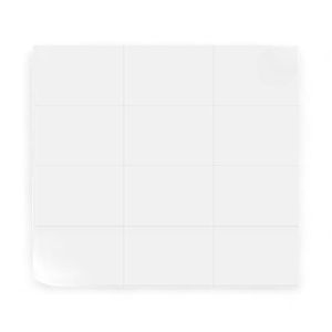 Cerámica Muro Globo Cerámicas Blanco Brillante 20x30 Cm