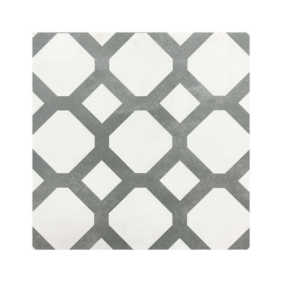 Cerámica Bocaccio 46x46 Cm Gris Oscuro