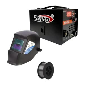 Pack Soldadora 120A (MMA-MIG) + Alambre Flux + Máscara Redbo