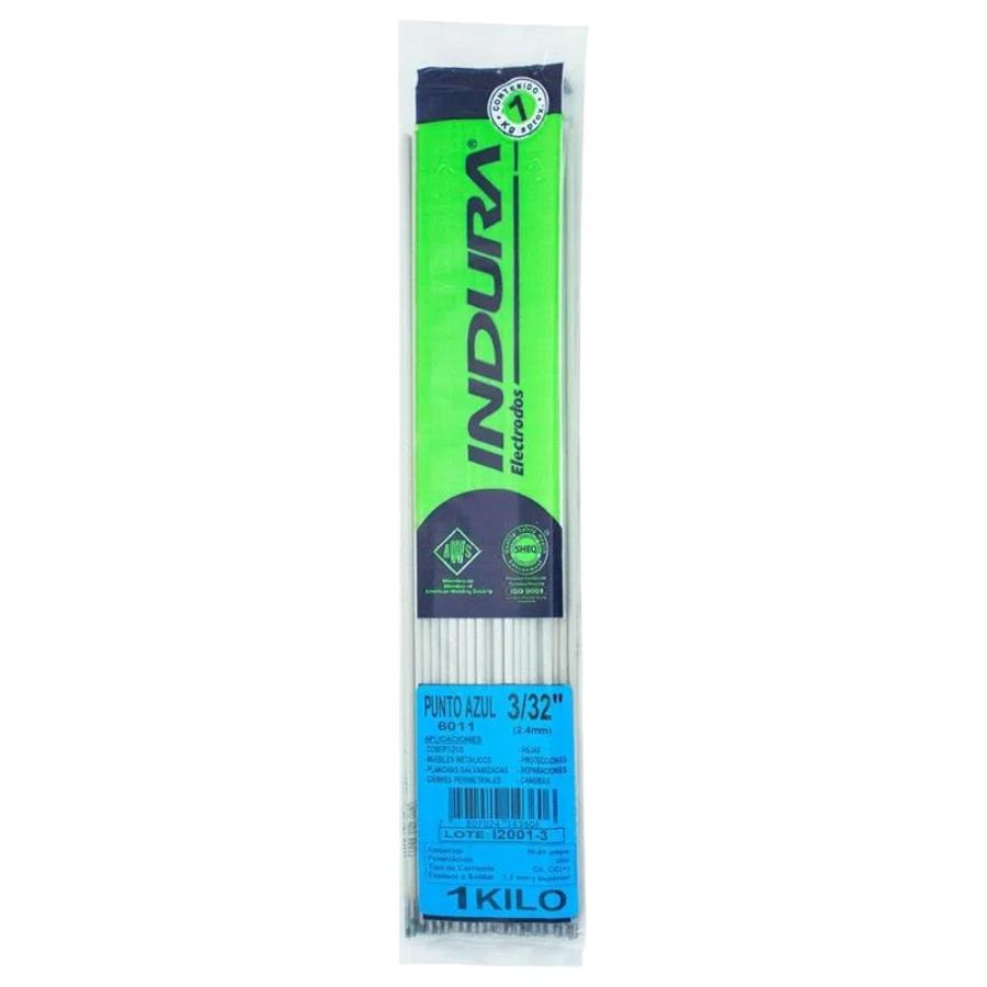 Electrodo 6011 Indura 3/32"" P. Azul 1Kg
