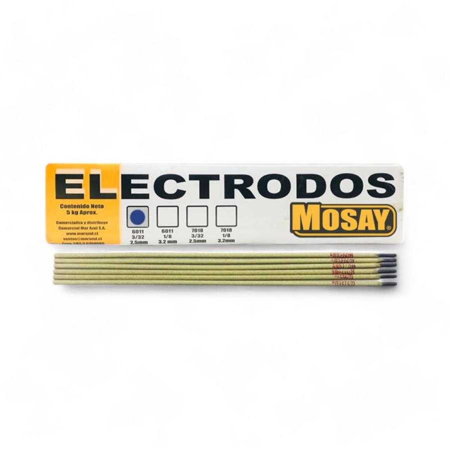 Electrodo Para Soldar Mosay 6011 3/32""