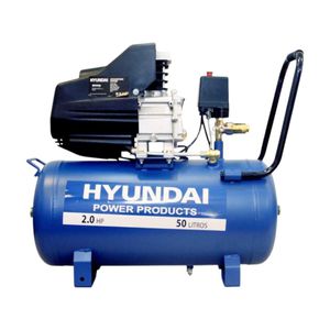 Compresor De Aire Monofásico Hyundai 2HP 50L 115psi Directo