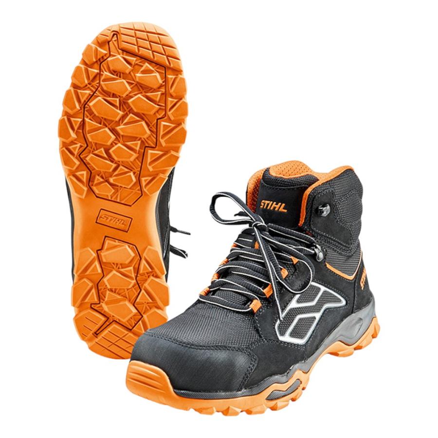 Botin Seguridad Stihl Negro/NaranjoNegro