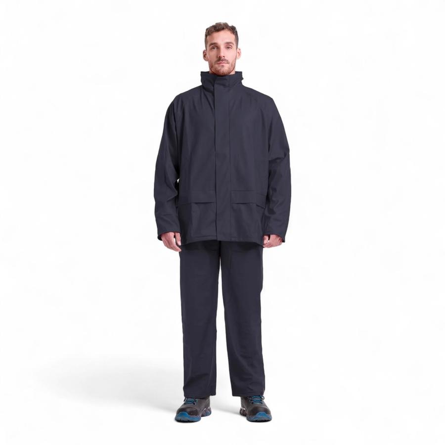 Traje Alaska PU Chaqueta + Pantalón AzulAzul