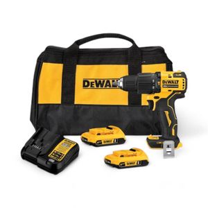 Kit Taladro Percutor 1/2" DeWalt+2 Baterias 2Ah+Cargador