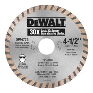 Pack 3 Discos Dewalt Diamantados 4 1/2