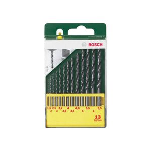 Set 13 Unidades Brocas De Metal Bosch Hss-R