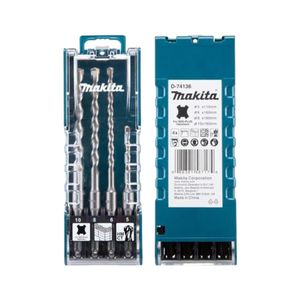 Set Brocas Makita Sds Plus Concreto 4 Pzs