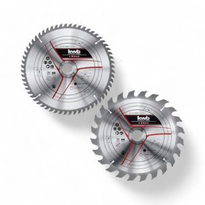 Set 2 Discos De Sierra Madera KWB 250x30 Mm 24/60 DIentes