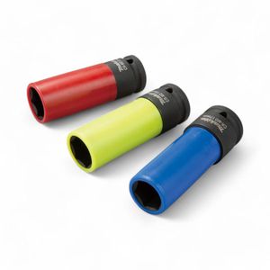 Set 3 Dados De Impacto Llantas Makita 17-19-21 Mm