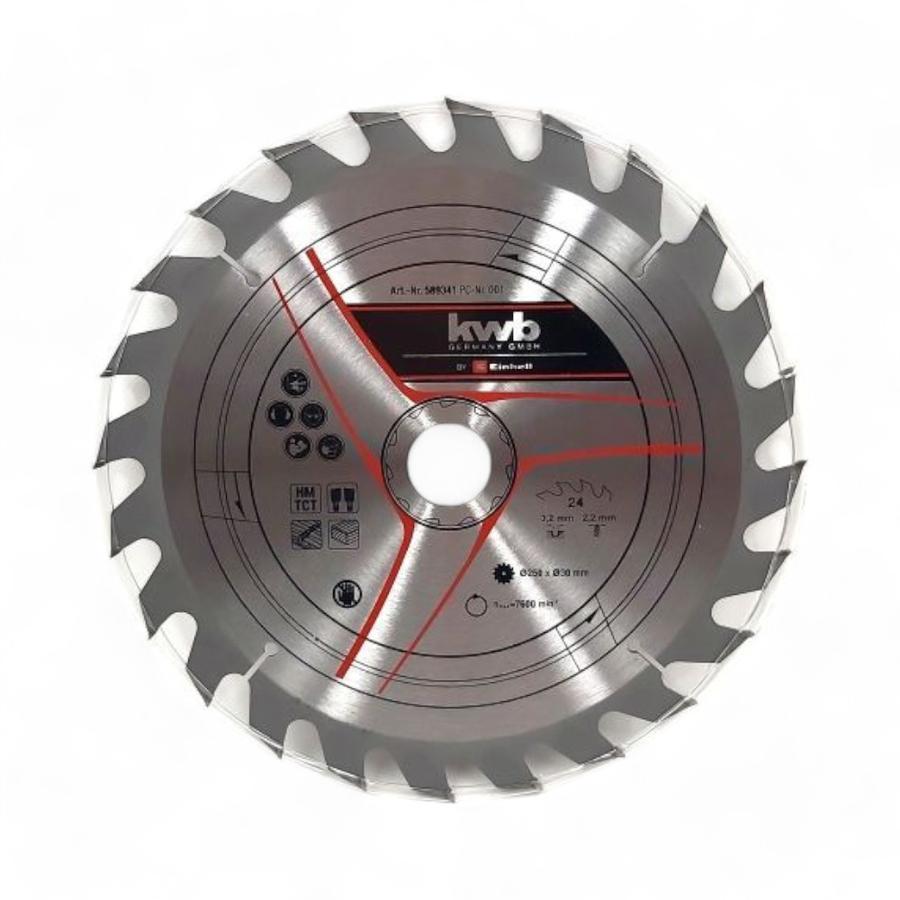 Disco De Corte KWB 250x30 Mm 24 Dientes
