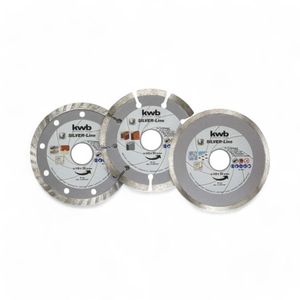 Set 3 Discos Diamantados KWB 115 Mm
