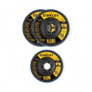 Set 2 Discos Flap Zirconio Stanley Z40 + 1 Disco Z80