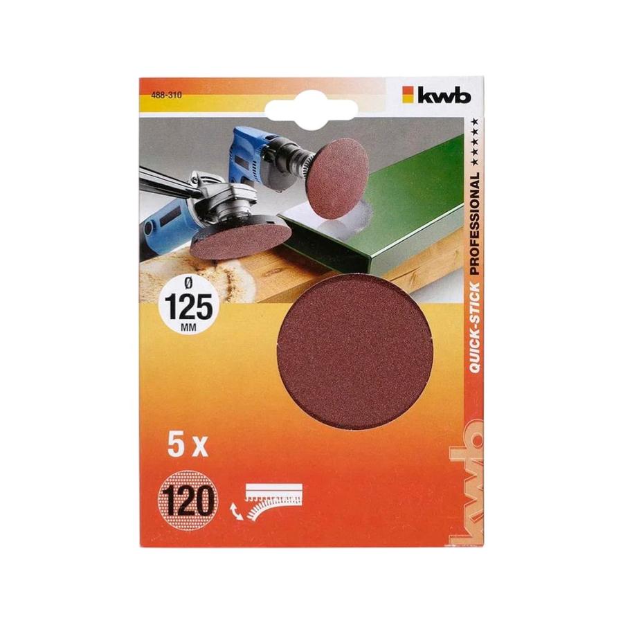 Disco de Lija de Grano KWB 120 125 mm