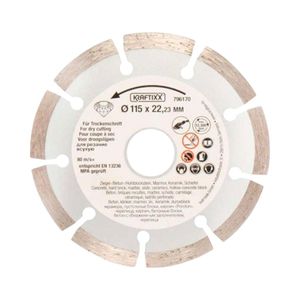 Disco Diamantado Segmentado 115 x 22 mm Universal