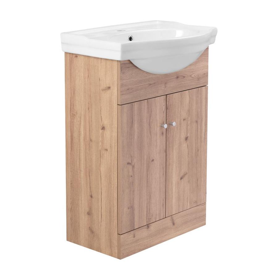 KIT MUEBLE VANITORIO MARIE RUSTICO 60X80+CUB