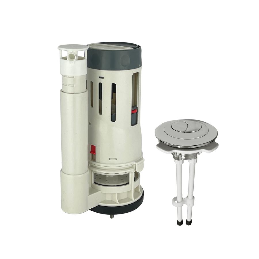 Válvula Descarga Dual Con Botón Universal Fanaloza Una Pieza