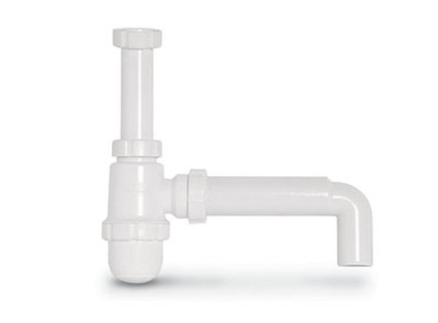 Sifón Regio 1 1/4"" Sal./curva Ampliadora