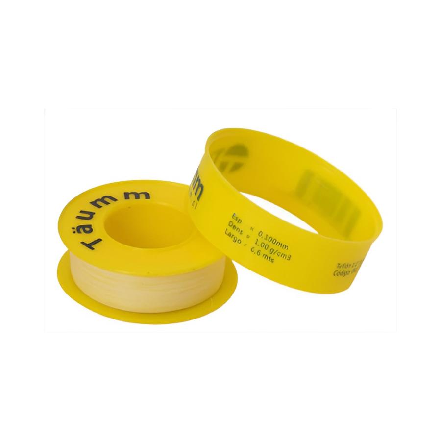 Teflón Para Gas Taumm 1/2"" 6.60 Metros Amarillo