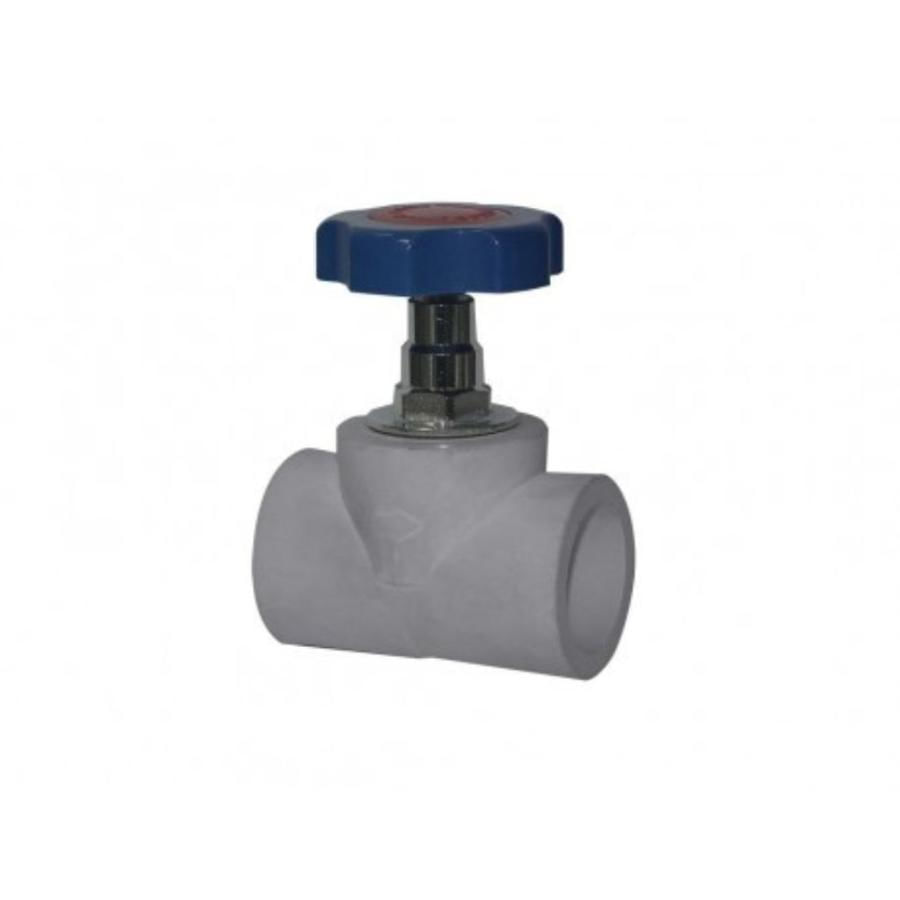 Llave De Paso Manilla Plastica Hoffens 20 Mm Ppr