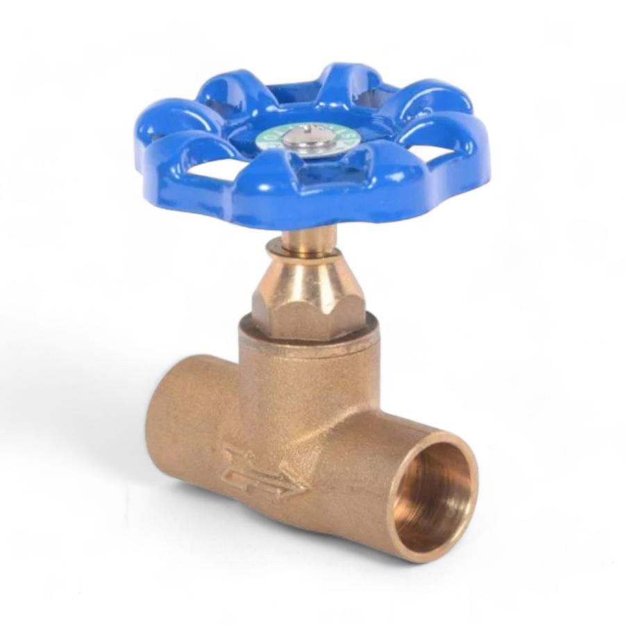 Llave De Paso Taumm So-So 1/2"" Azul