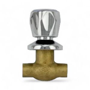 Llave De Paso Taumm 1/2" So-So Campana Cromada