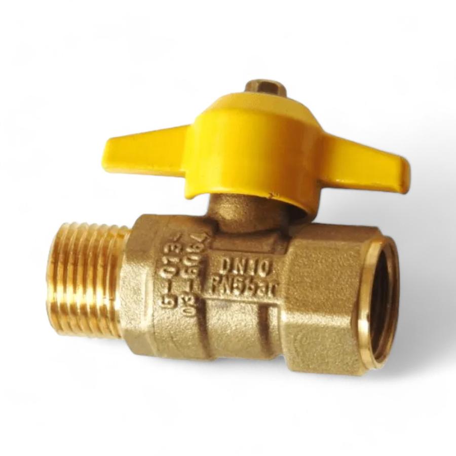 Llave De Paso Para Gas Taumm 1/2"" Hi-He