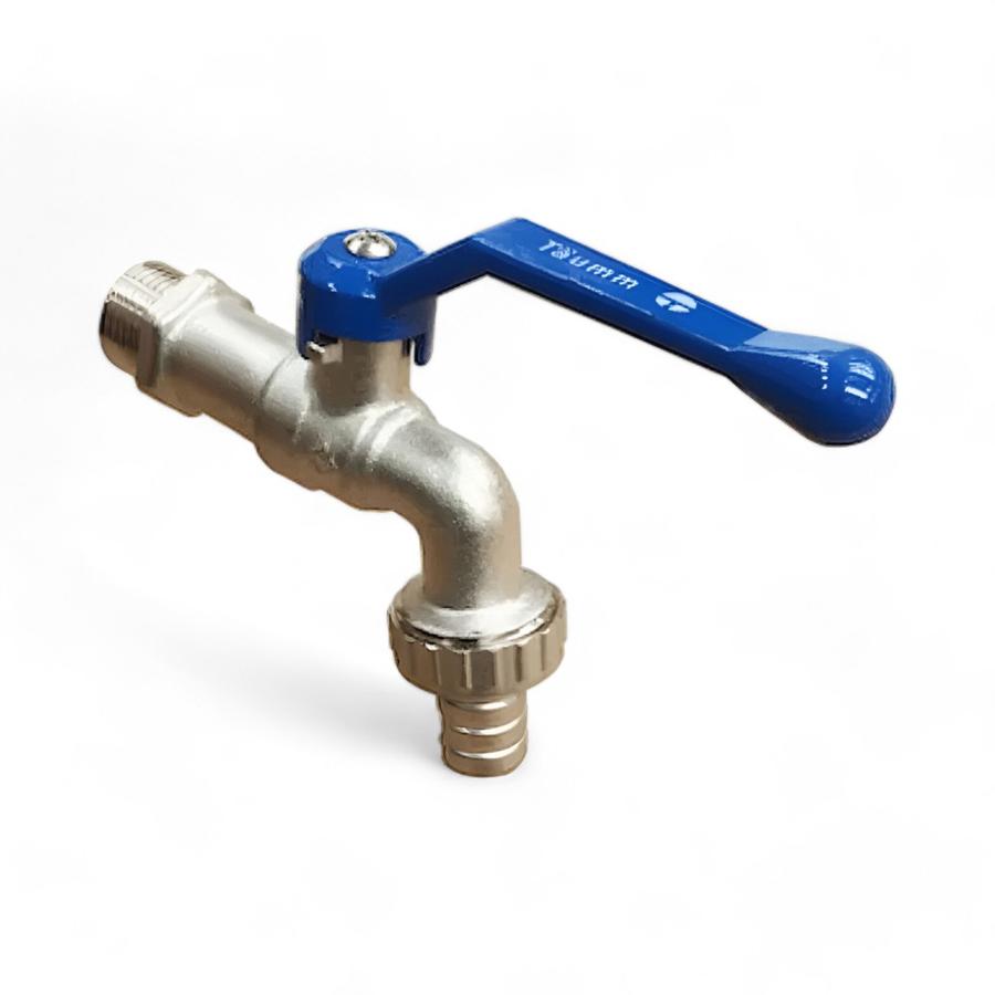 Llave De Bola Para Jardin Taumm 1/2"" Manilla Azul