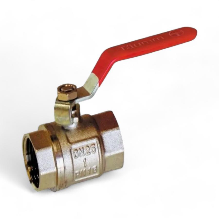 Válvula Bola Otra Taumm 1/2"" 13.5 Mm Rojo