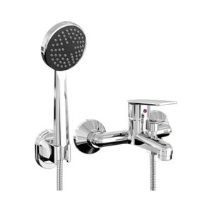 Grifería Monomando Ducha Baño Stretto Queens Cromo