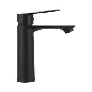 Lavamanos Baño Monomando Queens Stretto Negro