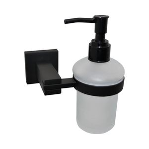 Jabonera De Botella Taumm Schwarz Metálico Negro