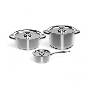 Batería Cocina Wens 6 Piezas Acero Inoxidable