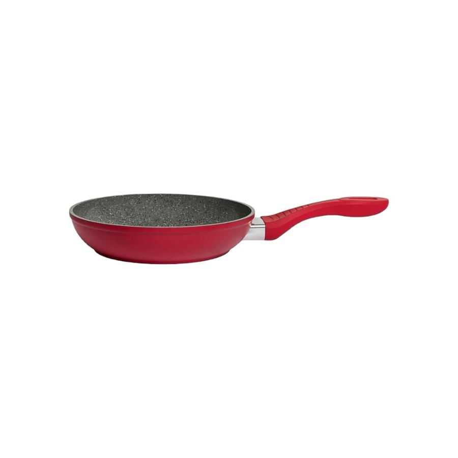 Sarten Aluminio 24 Cm Kw Ceramarble Rojo