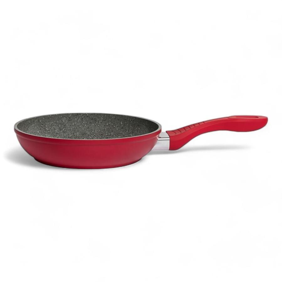 Sartén KitchenWare Ceramarble 28 Cm Rojo