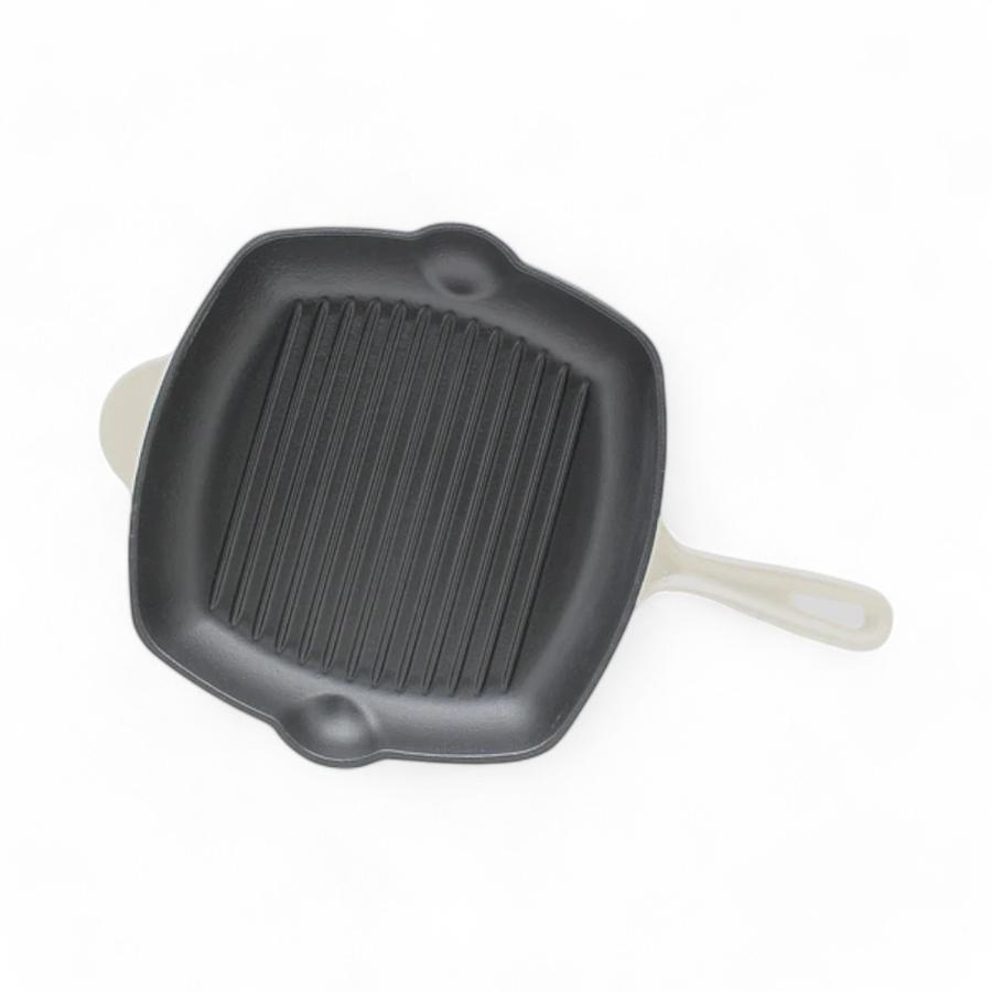 Sartén Grill Iron Cast 28 Cm Blanco