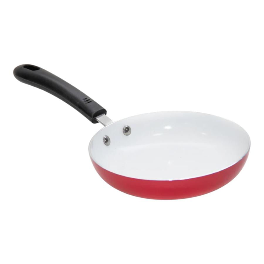 Sartén De Cerámica Antiadherente 20 Cm Rojo