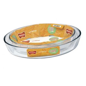 Pack 2 Fuentes Ovaladas: Grande + Mediana