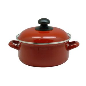 Cacerola Enlozada 26cm 6,4lt Rojo