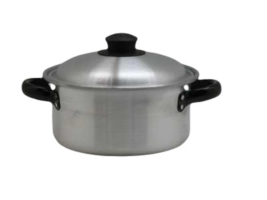 Cacerola Aluminio Lijado 18cm 2lt Silver