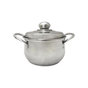 Cacerola Acero Inoxdiable 18 Cm Santa Mariana Darma Plateado