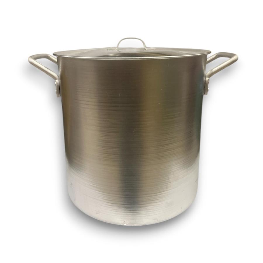 Olla Fondo de Aluminio 32x32 cm 25 Litros Silver Yevenes