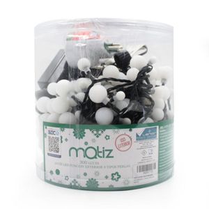 Juego 300 Luces LED Matiz 3 Tipos De Perlas Exterior